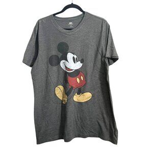 Old Navy Mickey Mouse Graphic Tee L/G Gray